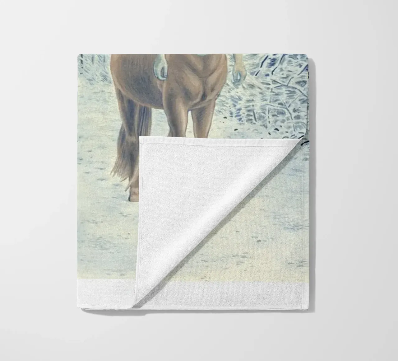 Renard et Centaure serviette de plage de Humphrey VIDAL