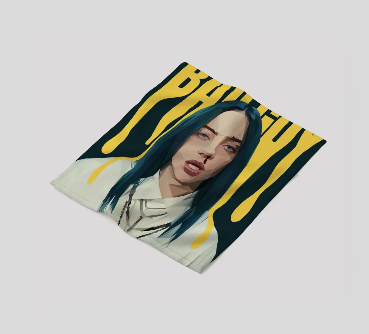 Bad Guy coperta in pile da Low poly art
