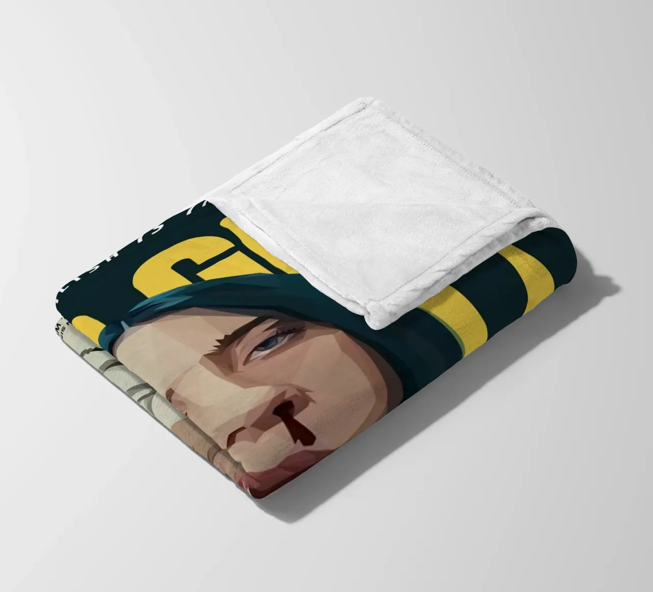 Bad Guy coperta in pile da Low poly art