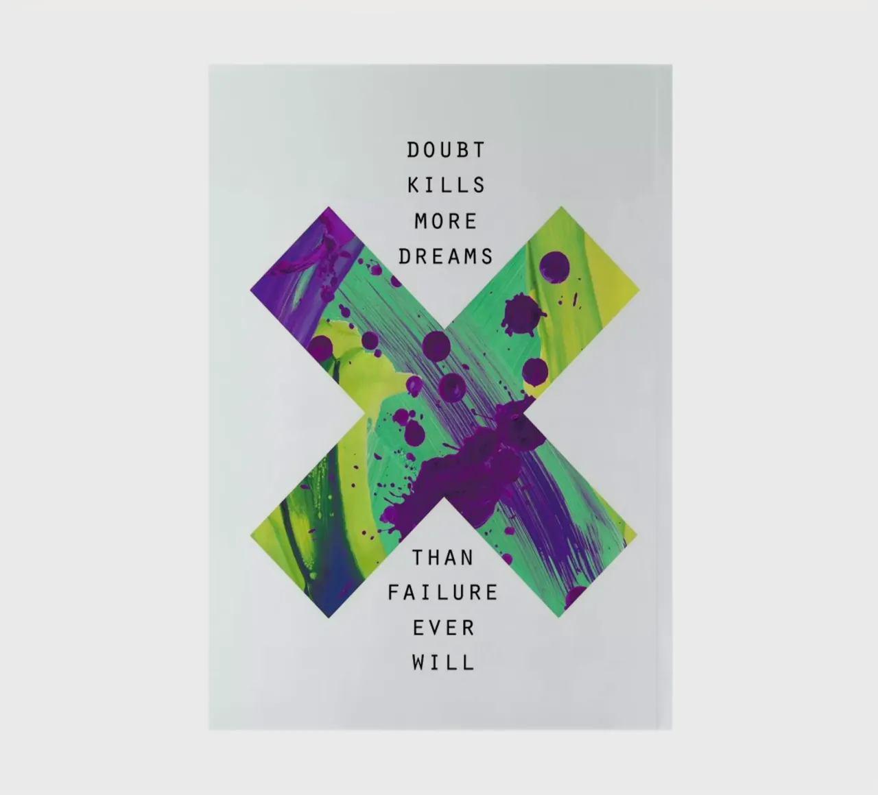 Doubt Kills More Dreams notebook by Hanna Kastl-Lungberg