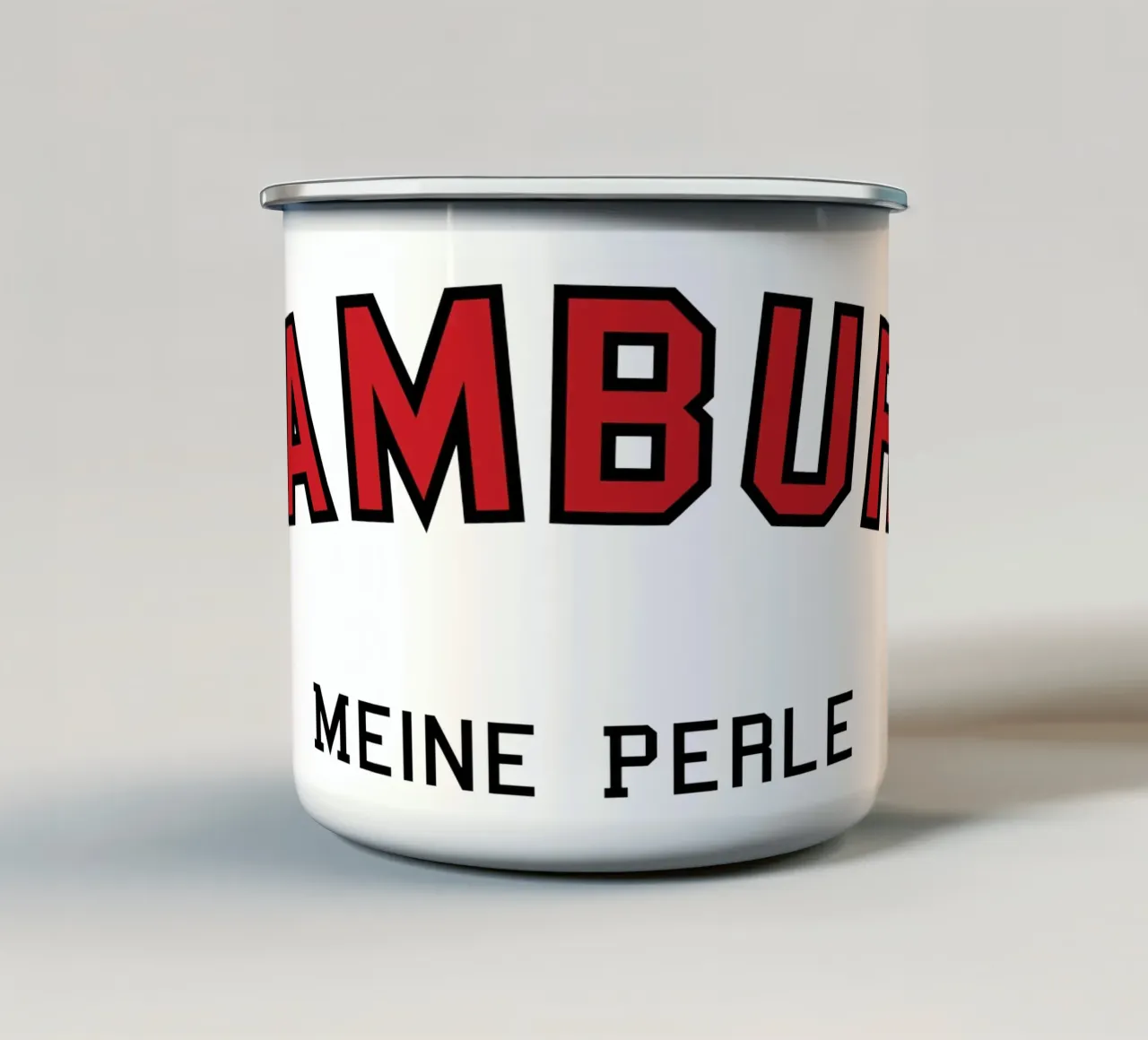 Hamburg - Meine Perle College tazza in smalto da pierosvisuals