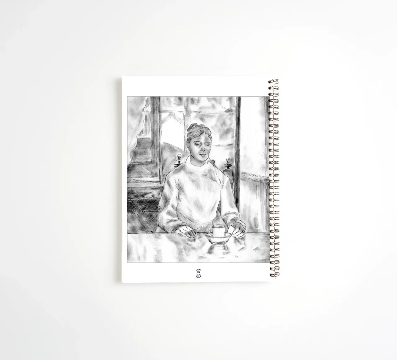 D'après Lautrec spiral notebook by Humphrey VIDAL