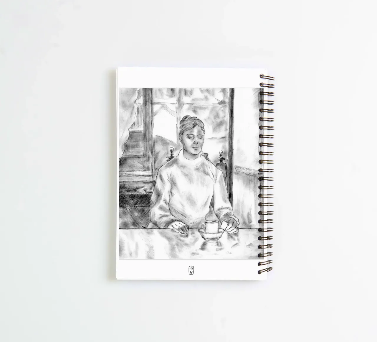D'après Lautrec spiral notebook by Humphrey VIDAL