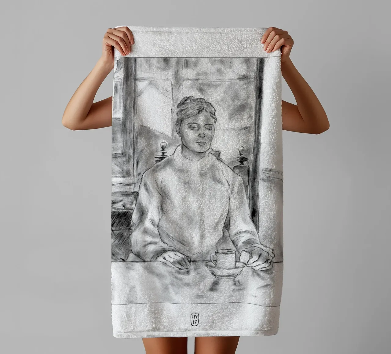 D'après Lautrec asciugamano da bagno da Humphrey VIDAL