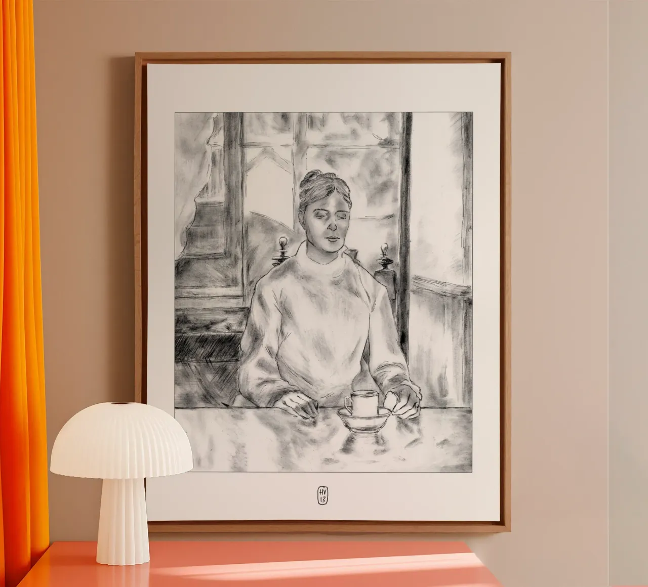 D'après Lautrec tela con Cornice a cassetta da Humphrey VIDAL
