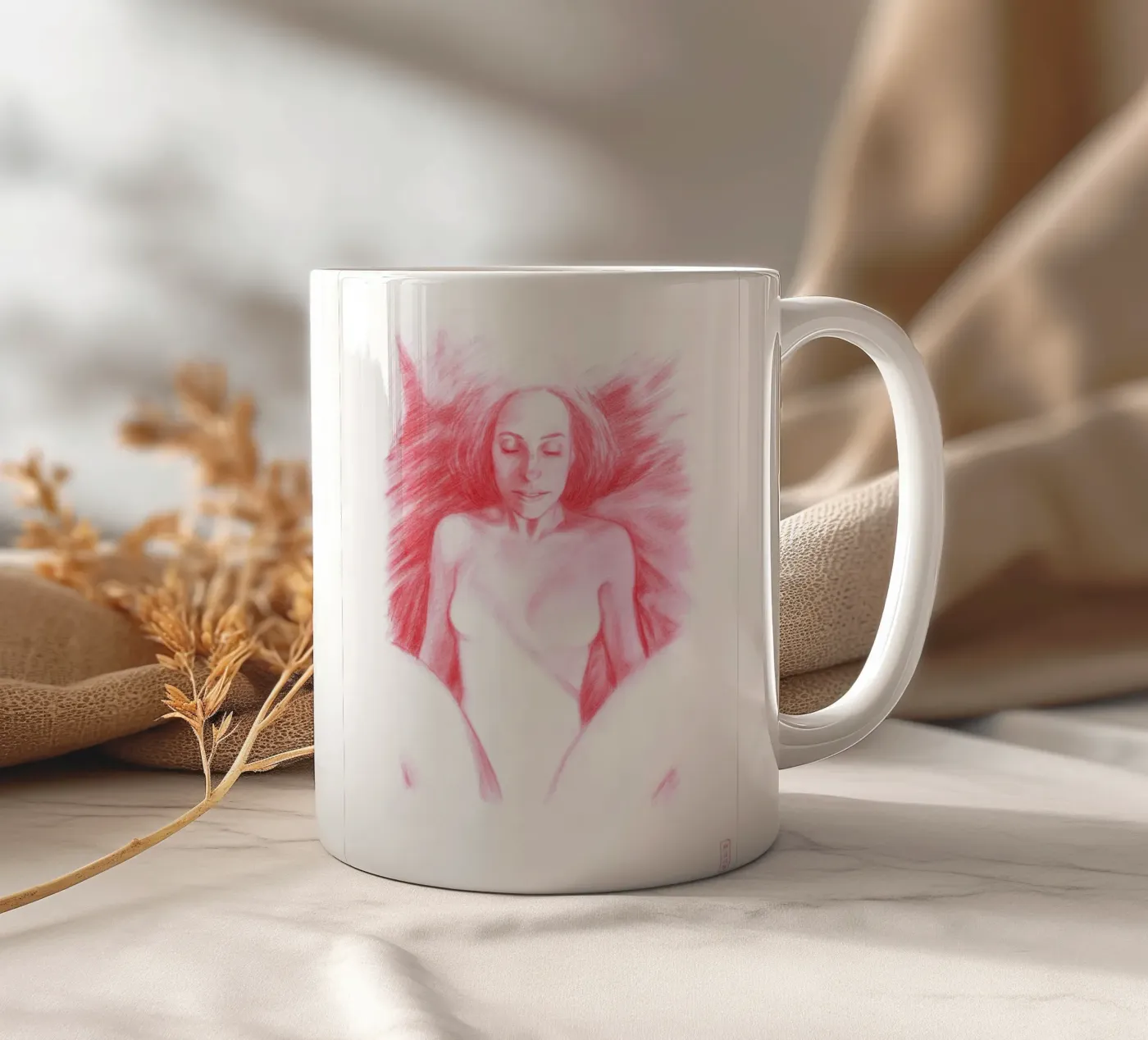 A. ceramic mug by Humphrey VIDAL
