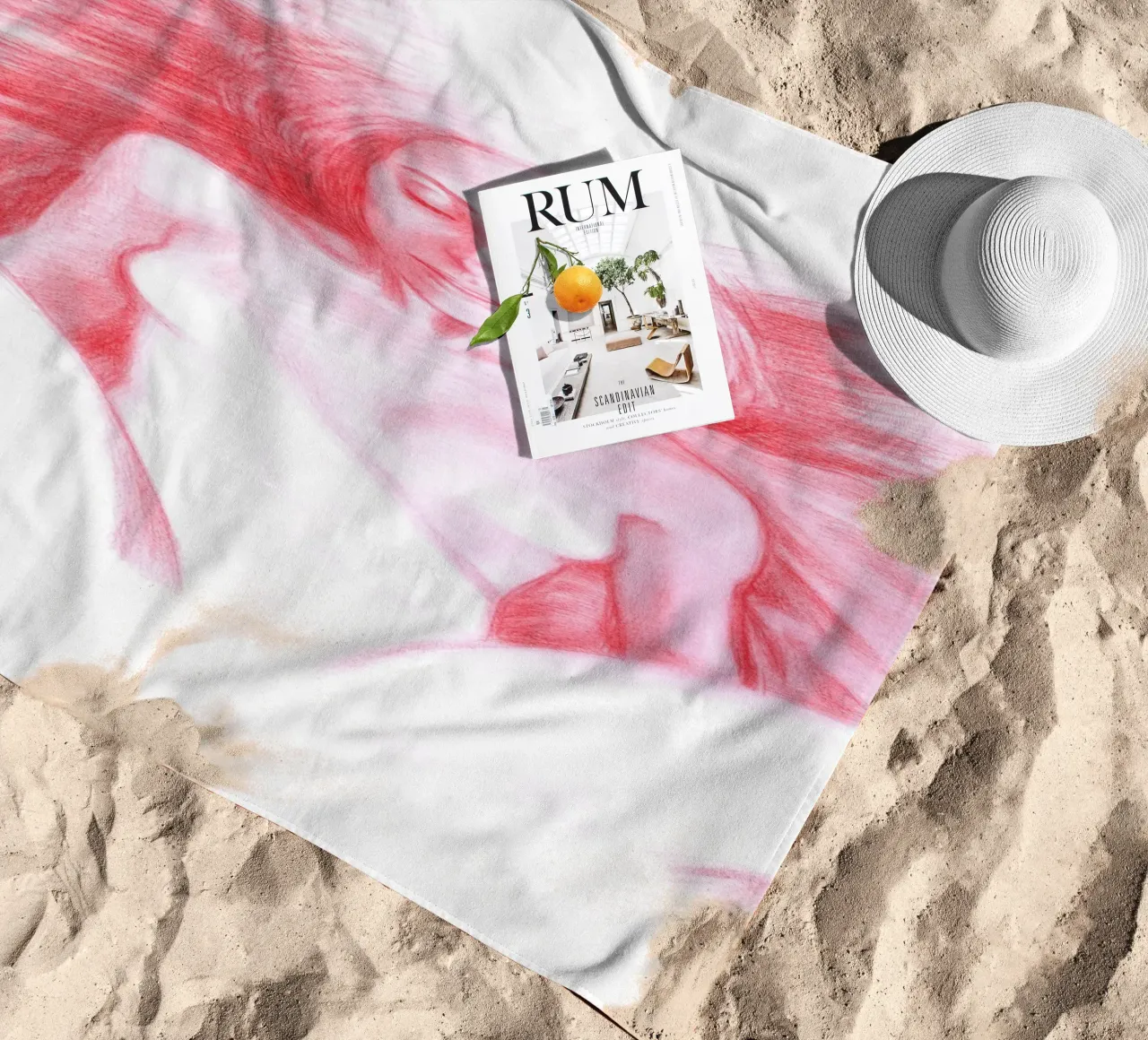 A. beach towel by Humphrey VIDAL