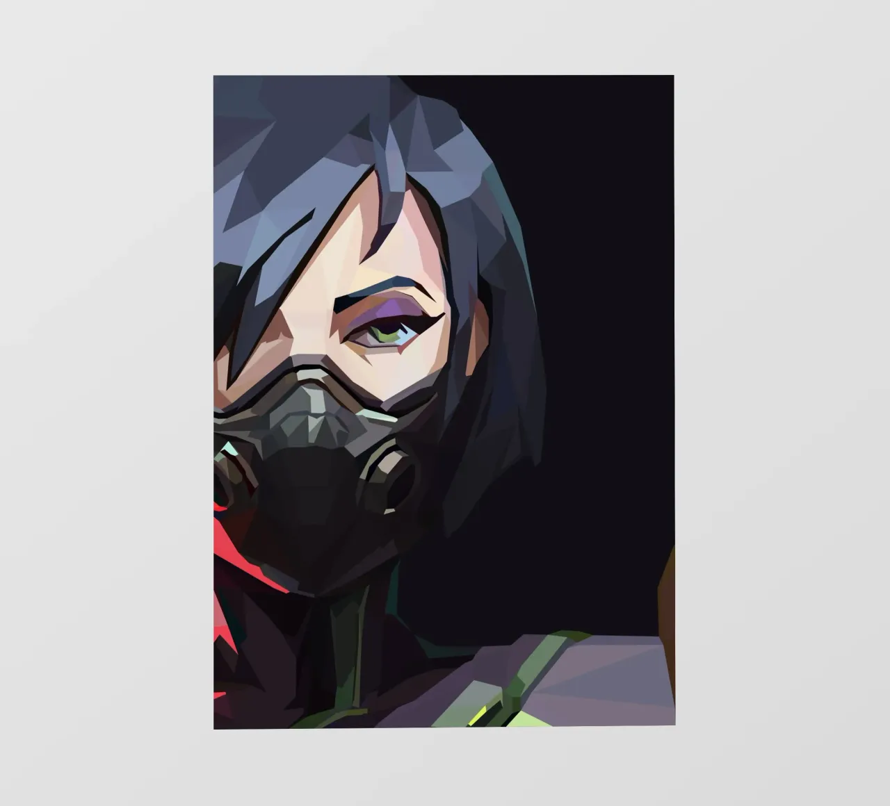 character game telo in pvc da Low poly art