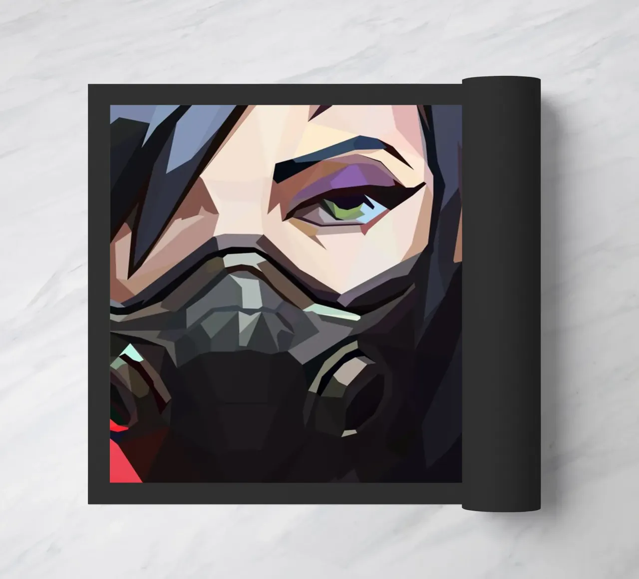 character game zerbino da Low poly art