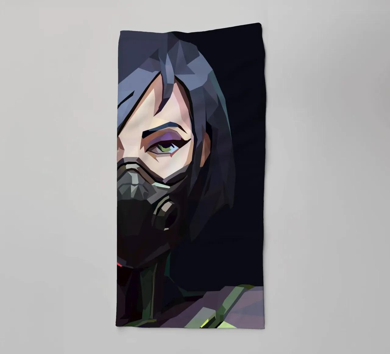 character game asciugamano da bagno da Low poly art