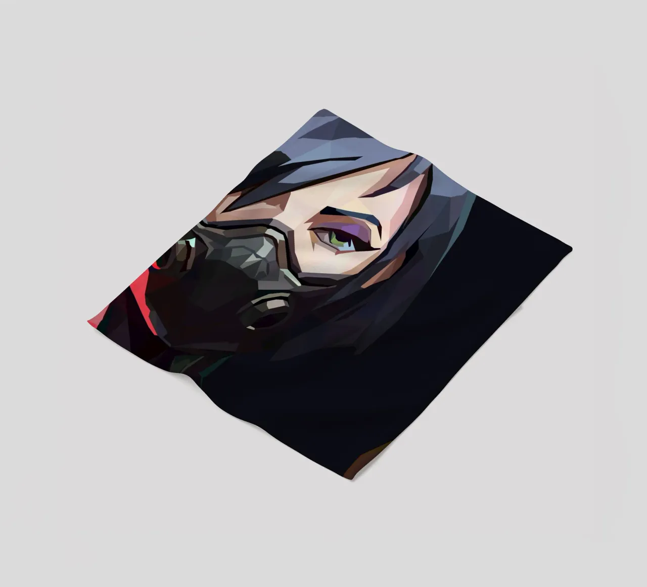character game coperta in pile da Low poly art
