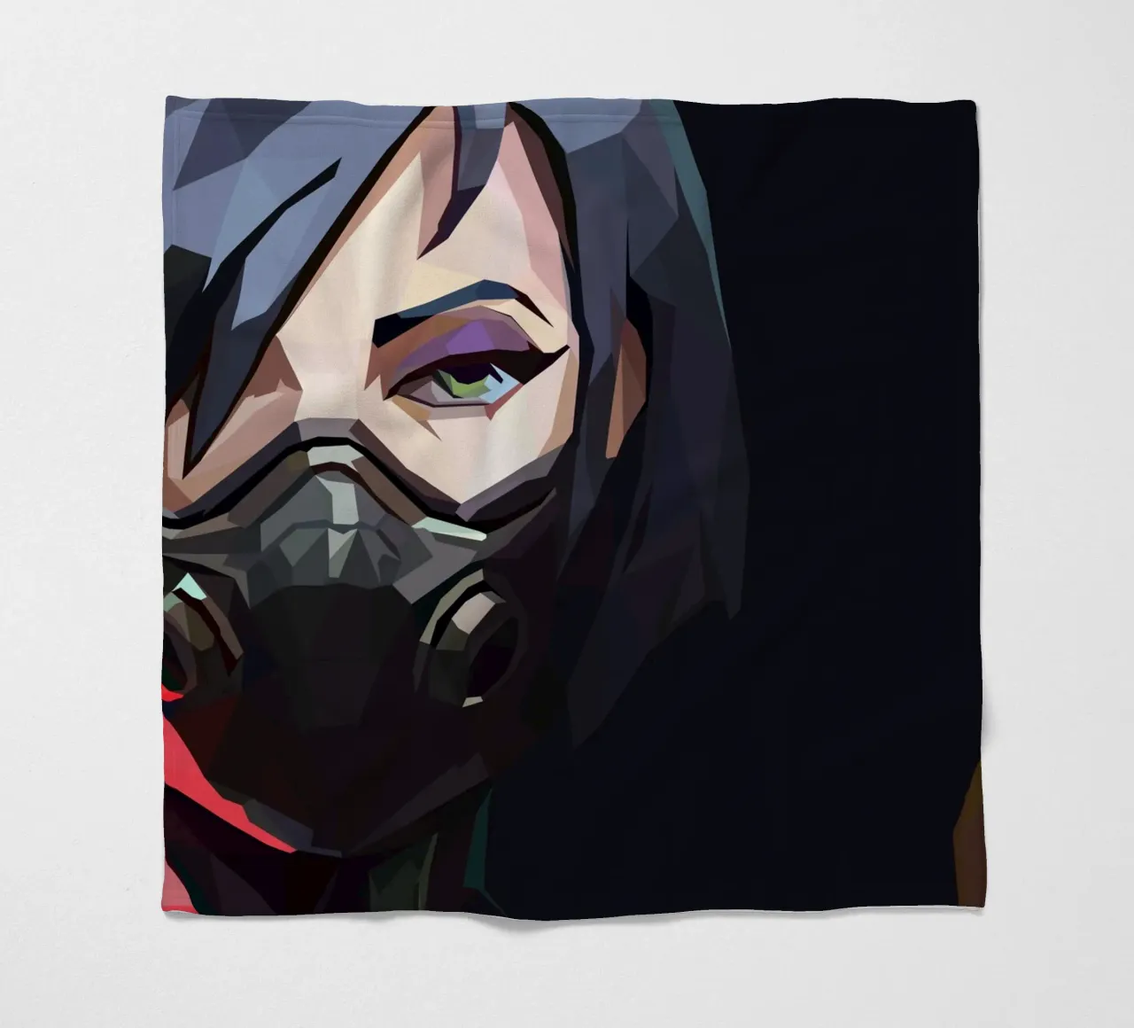 character game coperta in pile da Low poly art