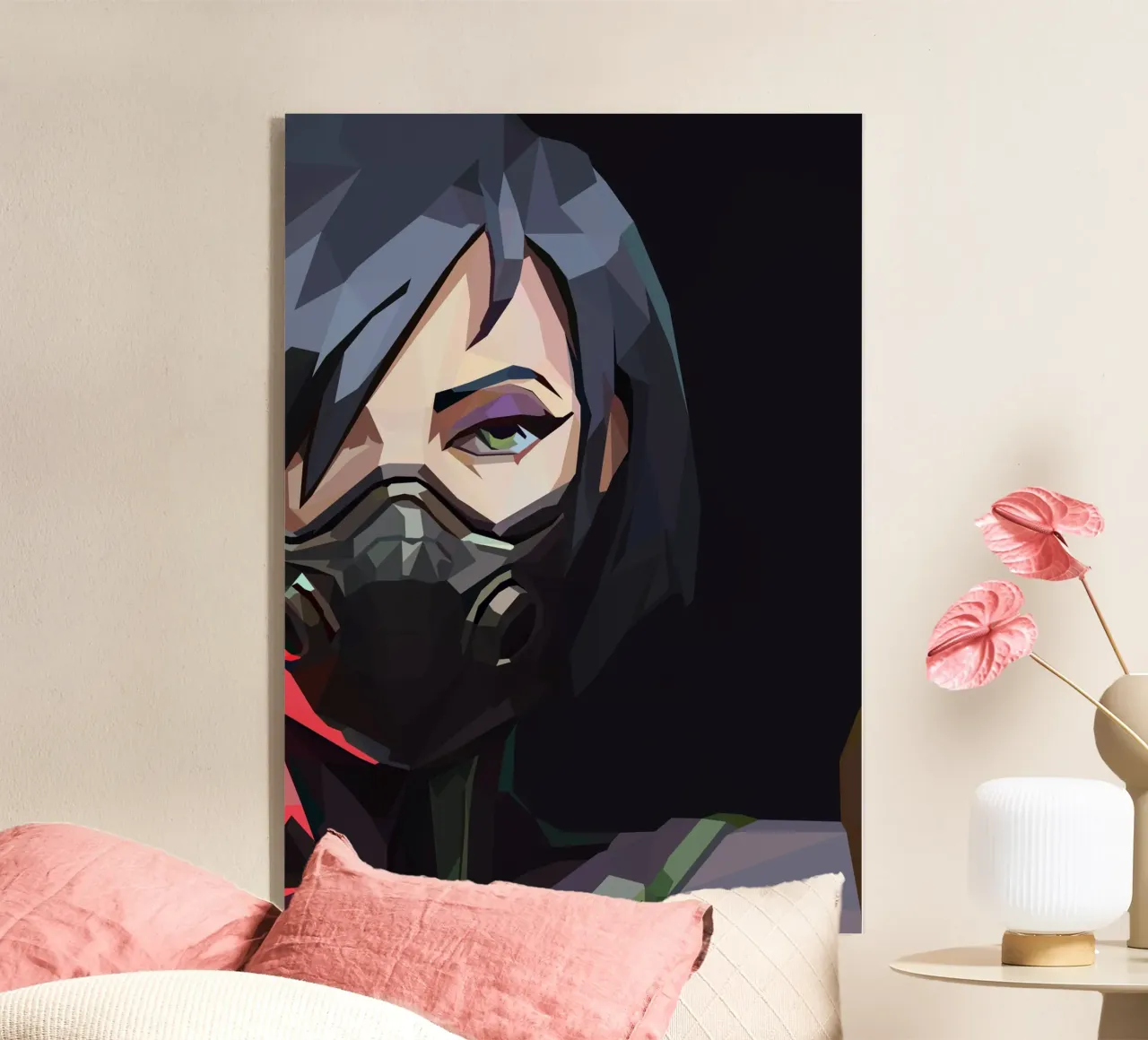 character game plexiglass da Low poly art