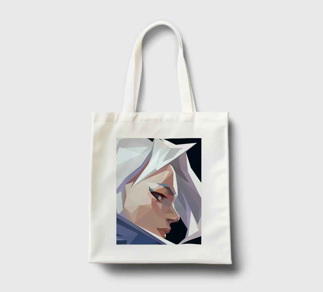 character game borsa in juta da Low poly art
