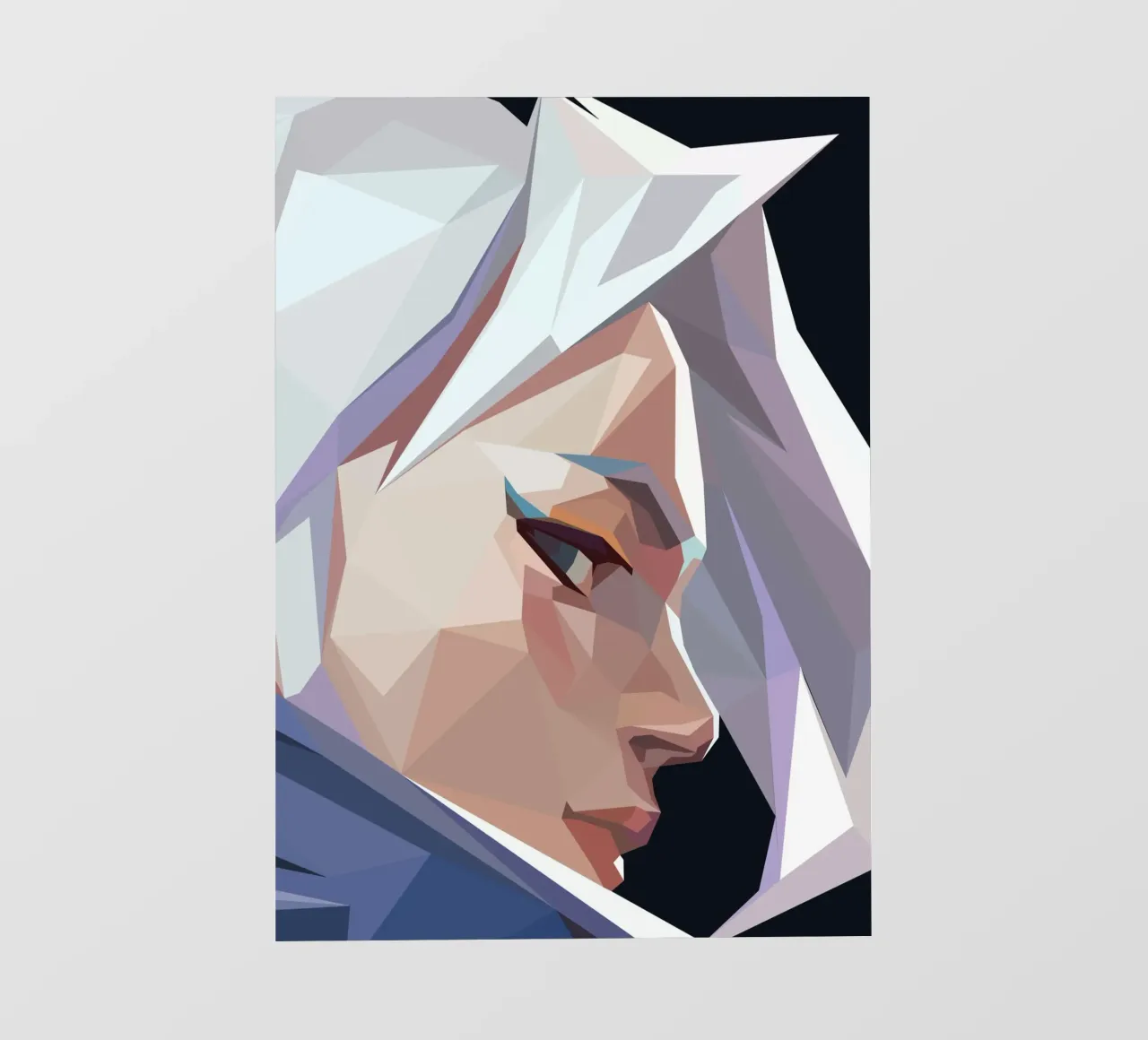 character game telo in pvc da Low poly art