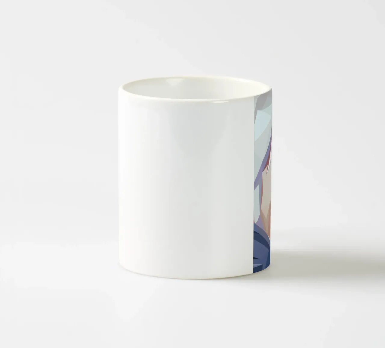 character game tazza in ceramica da Low poly art