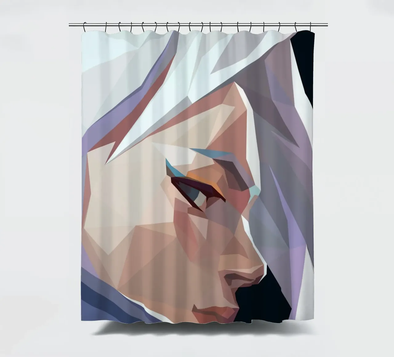 character game tenda da doccia da Low poly art