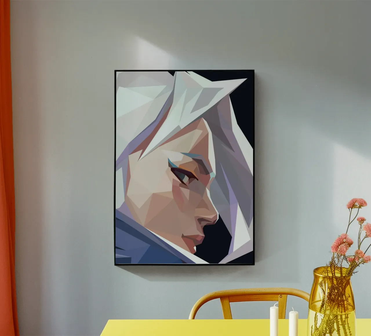 character game plexiglass da Low poly art