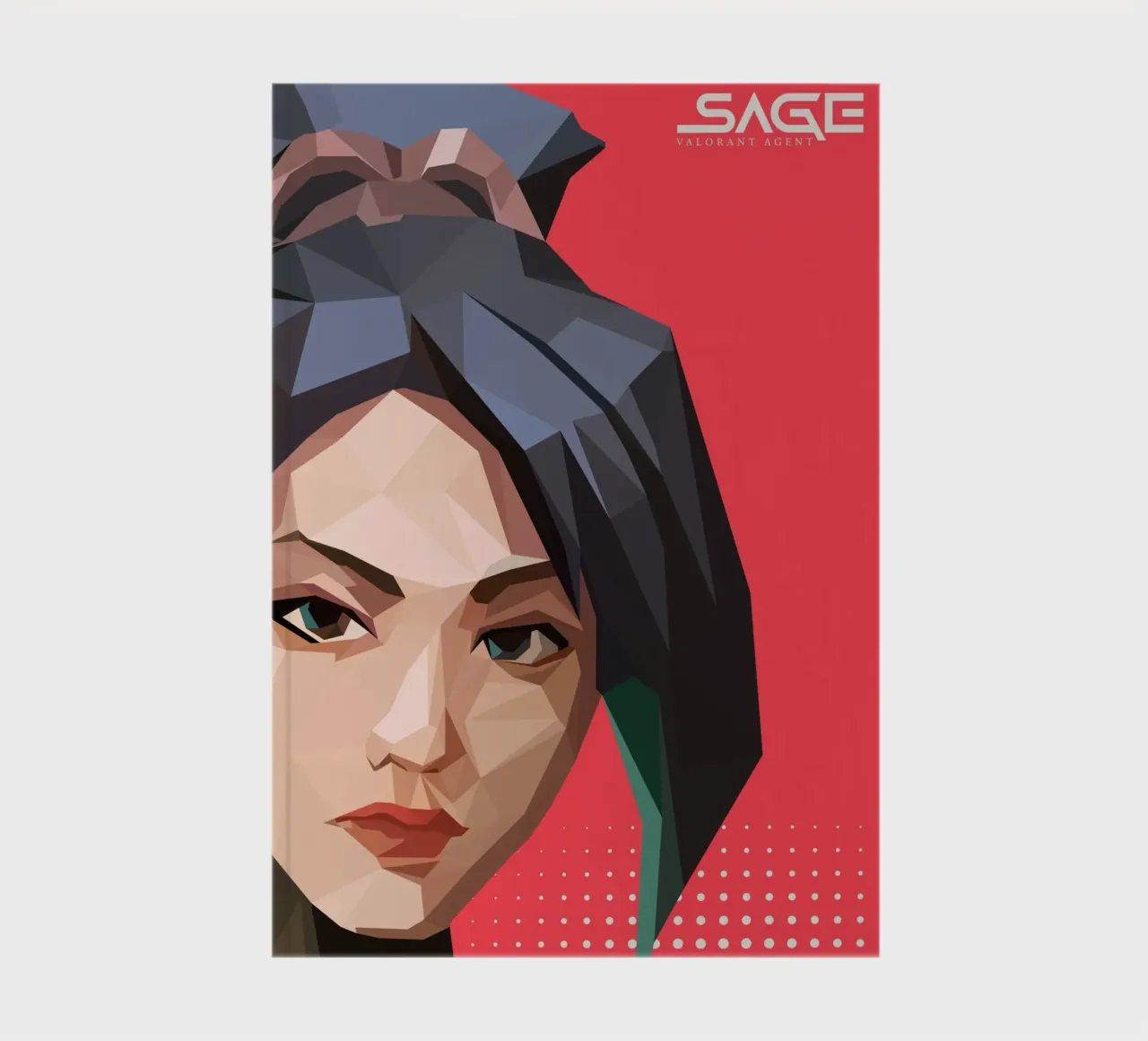 Sage character game diario da Low poly art