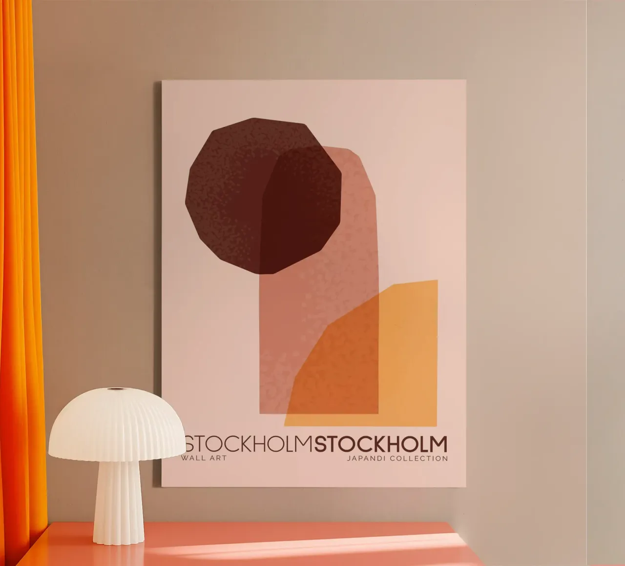 Color Flow No 56 tela con Cornice a cassetta da treechild