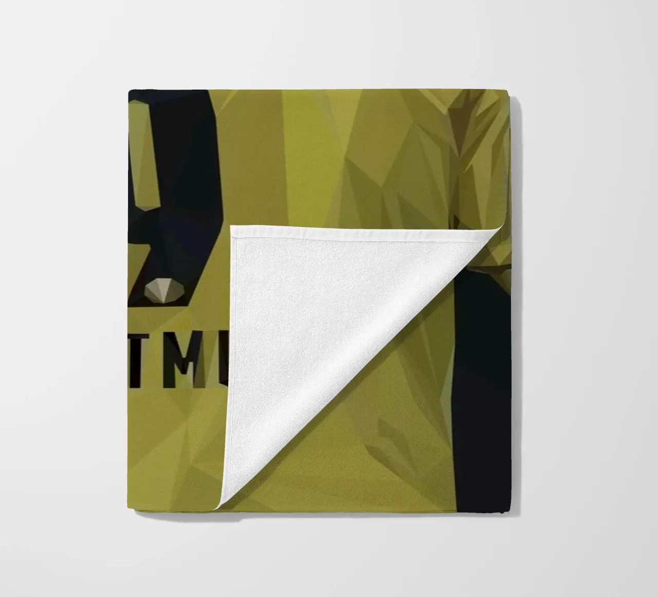 Haaland Football Player telo mare da Low poly art
