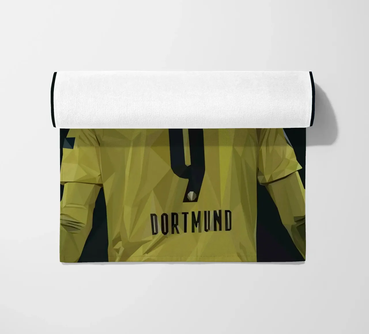 Haaland Football Player telo mare da Low poly art