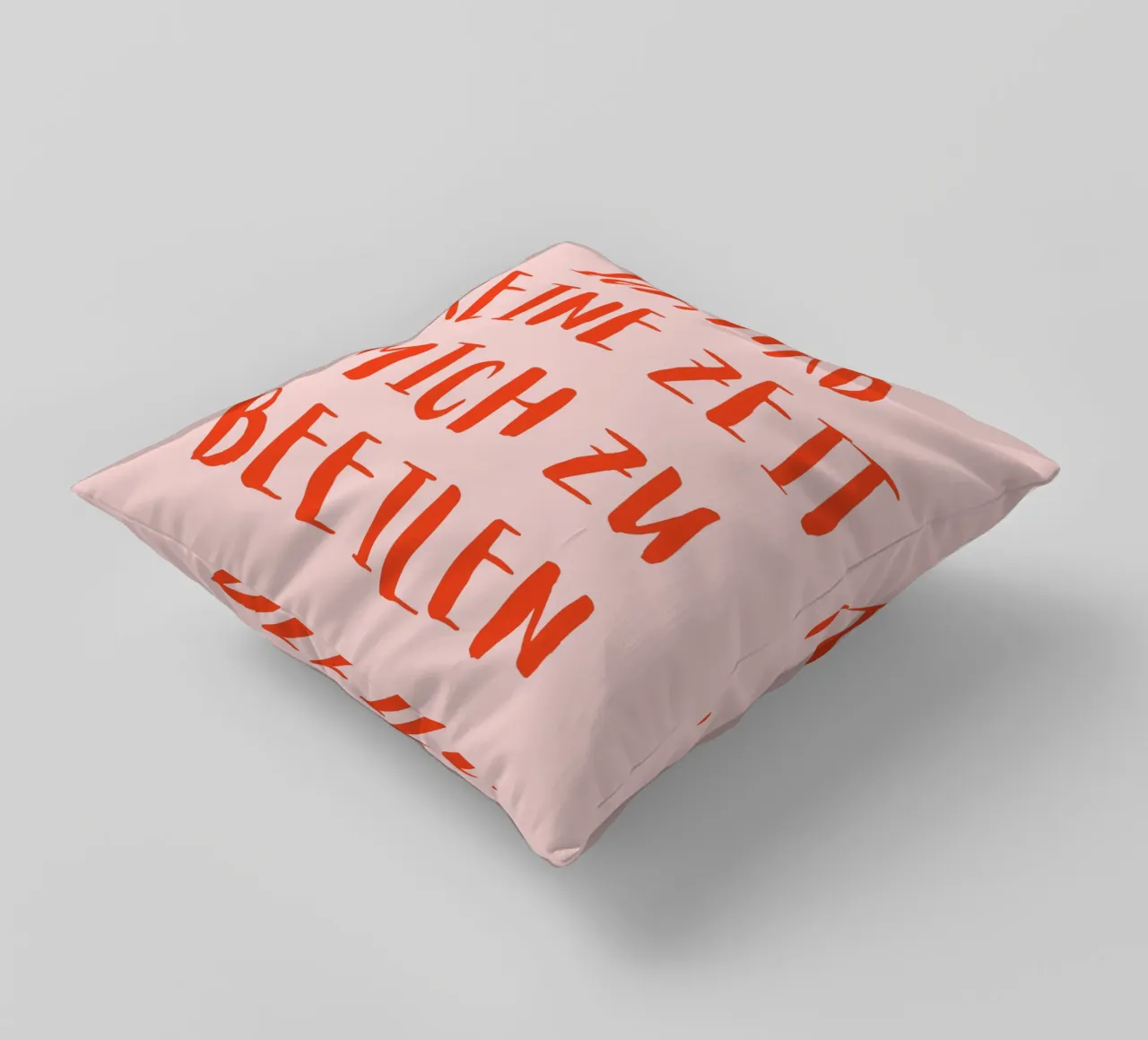 Ich habe keine Zeit mich zu beeilen cuscino da designsbysophia