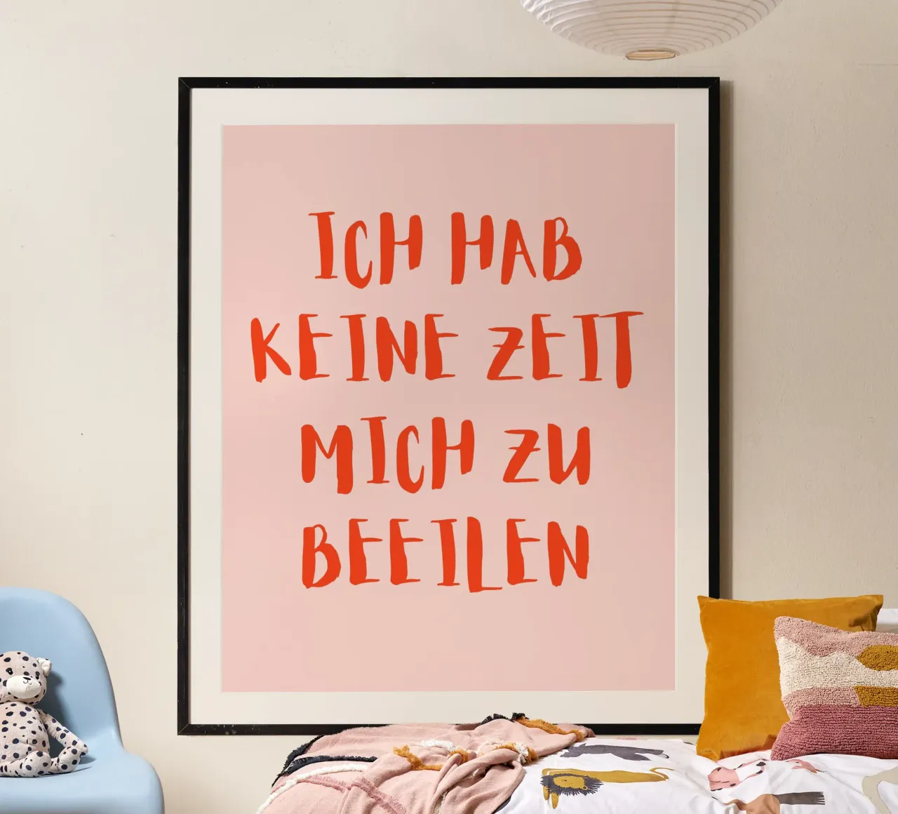 Ich habe keine Zeit mich zu beeilen carta hahnemühle da designsbysophia