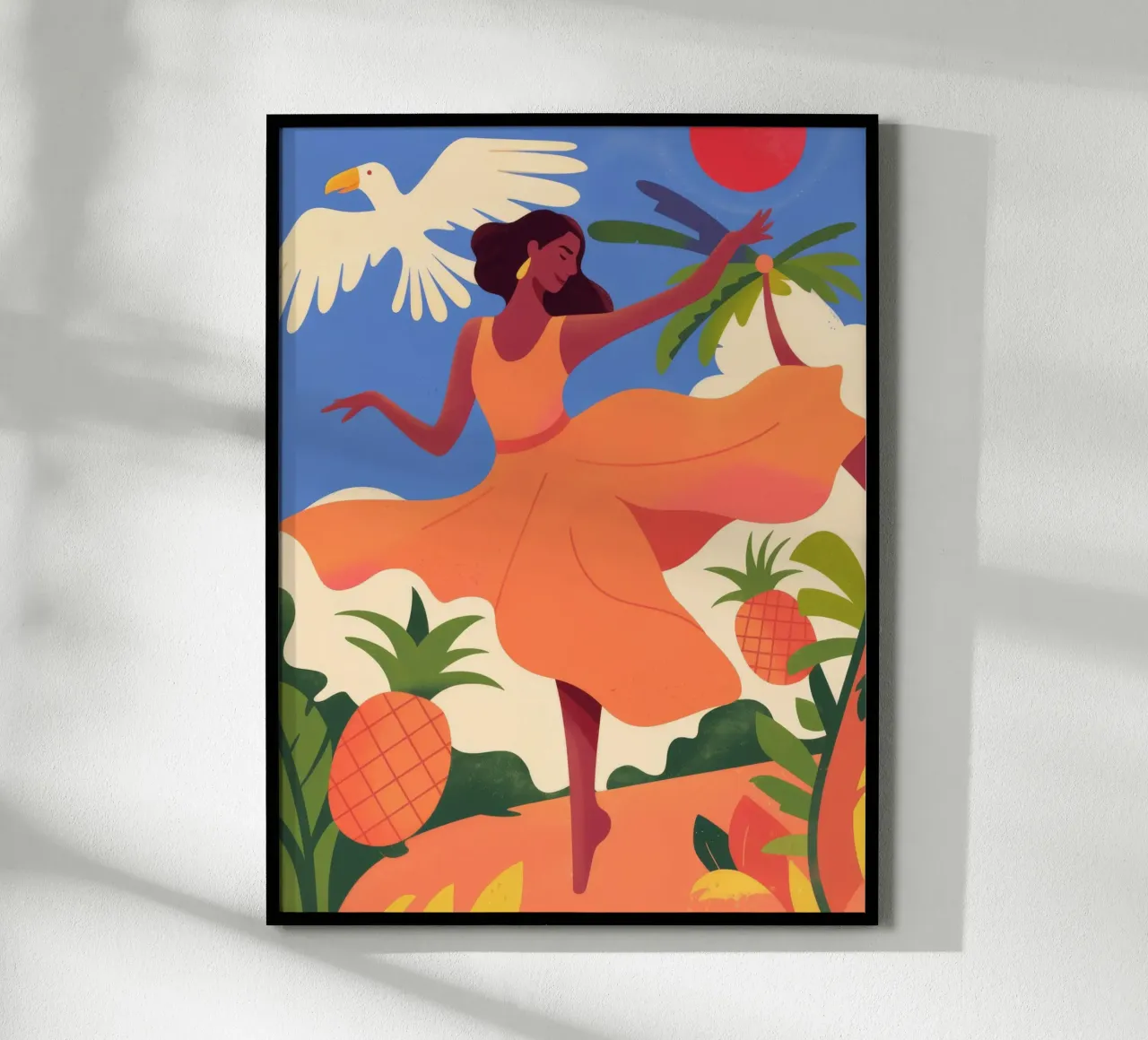 Sunset Dance poster by Artie Shifa