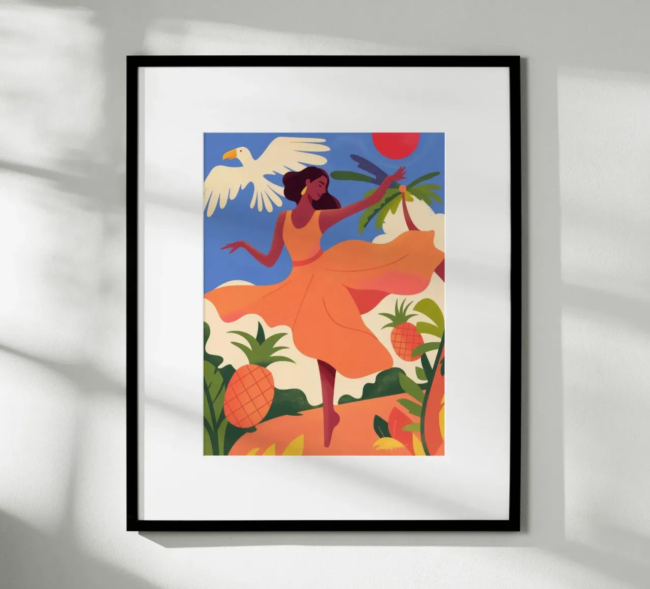 Sunset Dance poster by Artie Shifa
