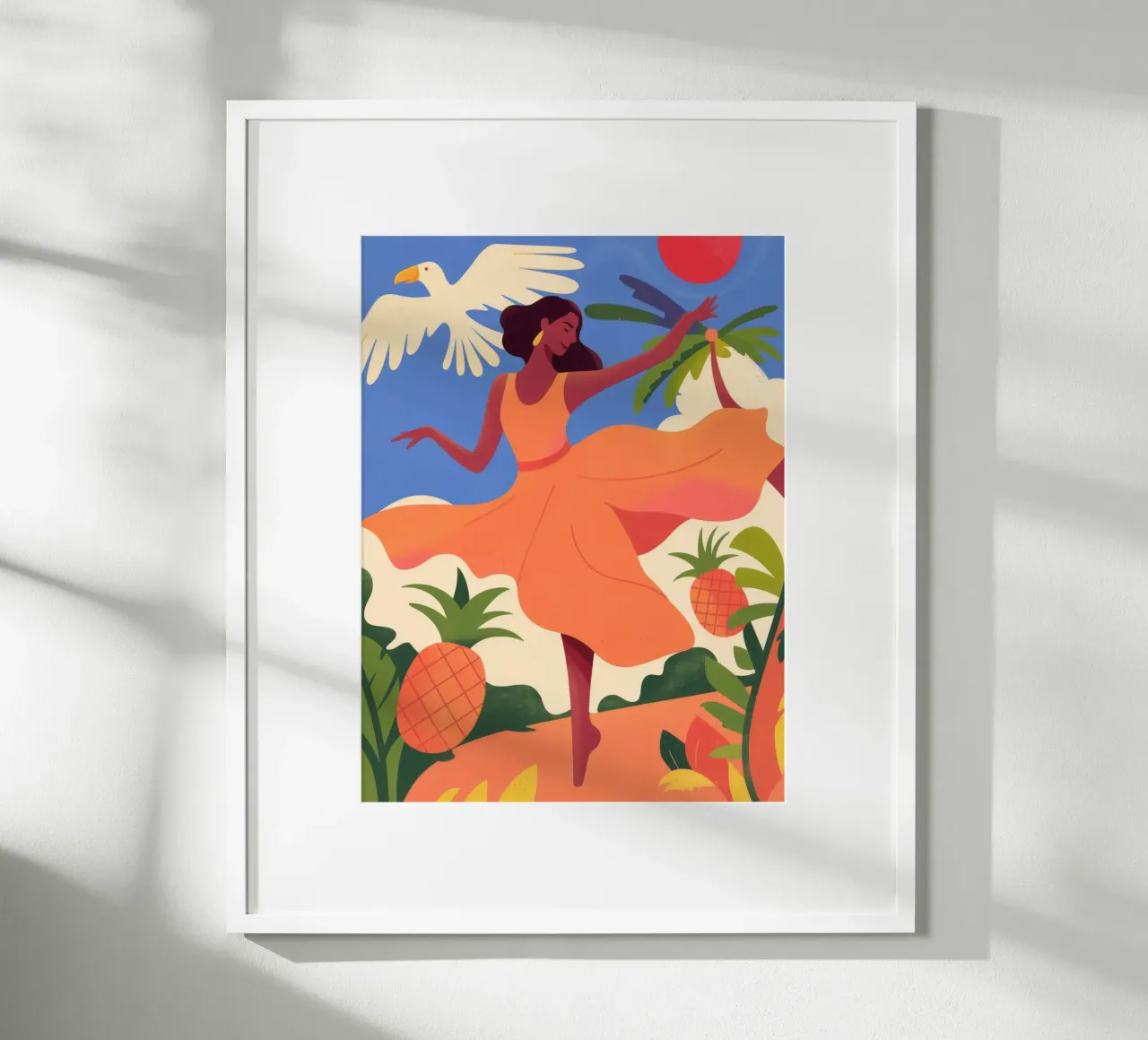 Sunset Dance poster by Artie Shifa