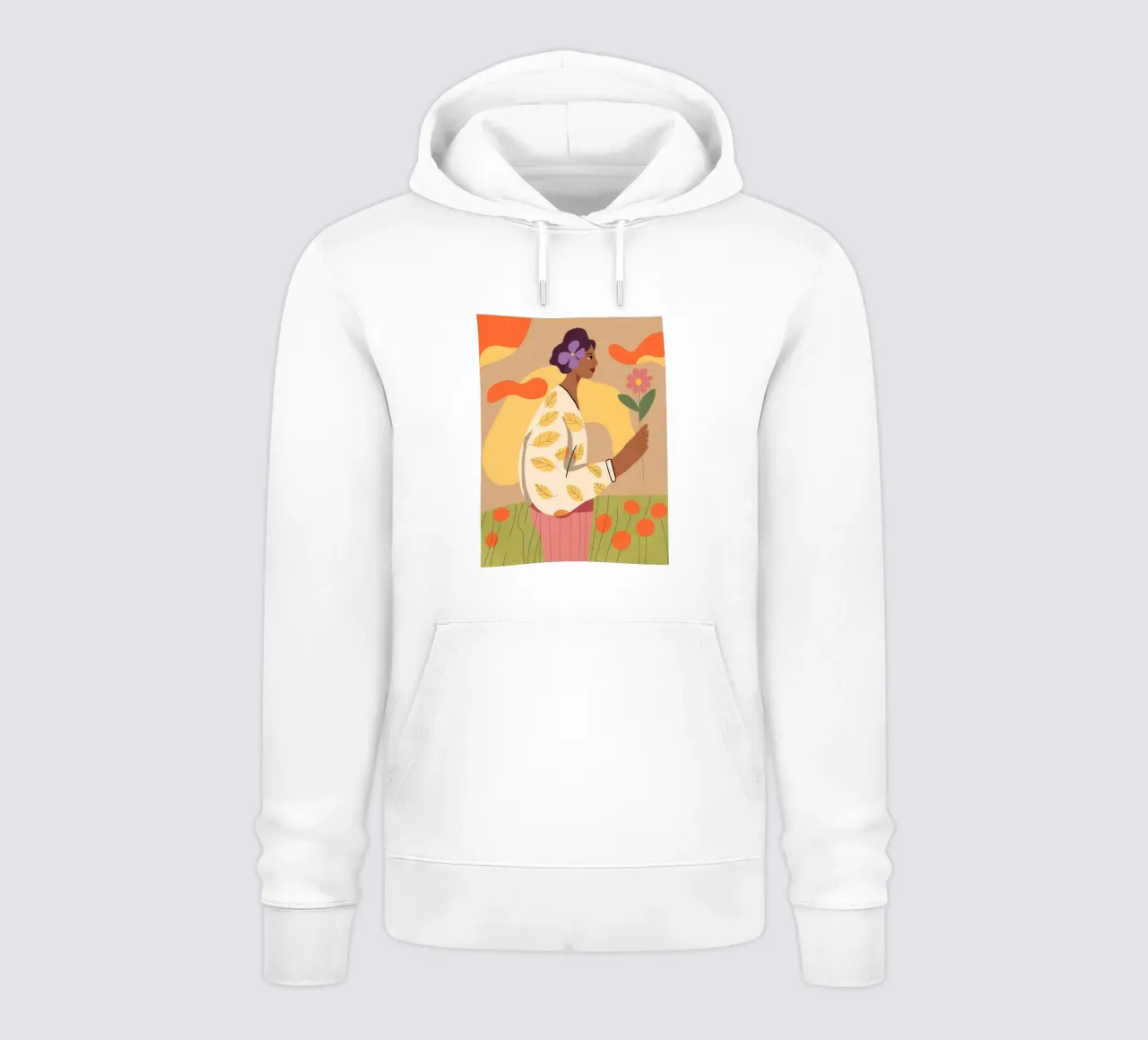 Floral Reverie hoodie by Artie Shifa