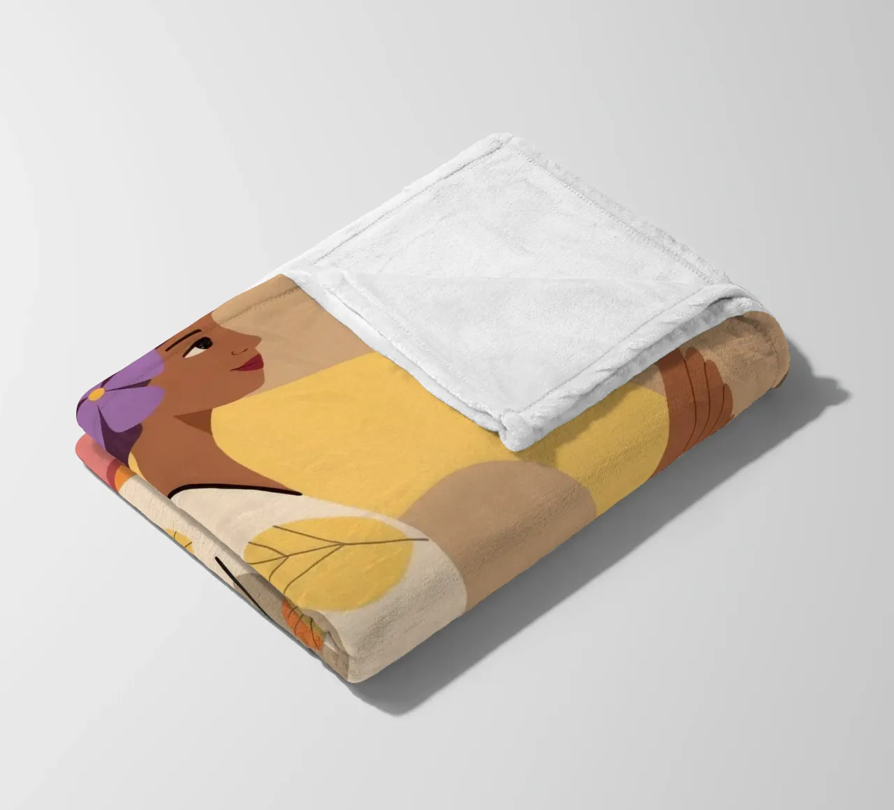 Floral Reverie fleece blanket by Artie Shifa