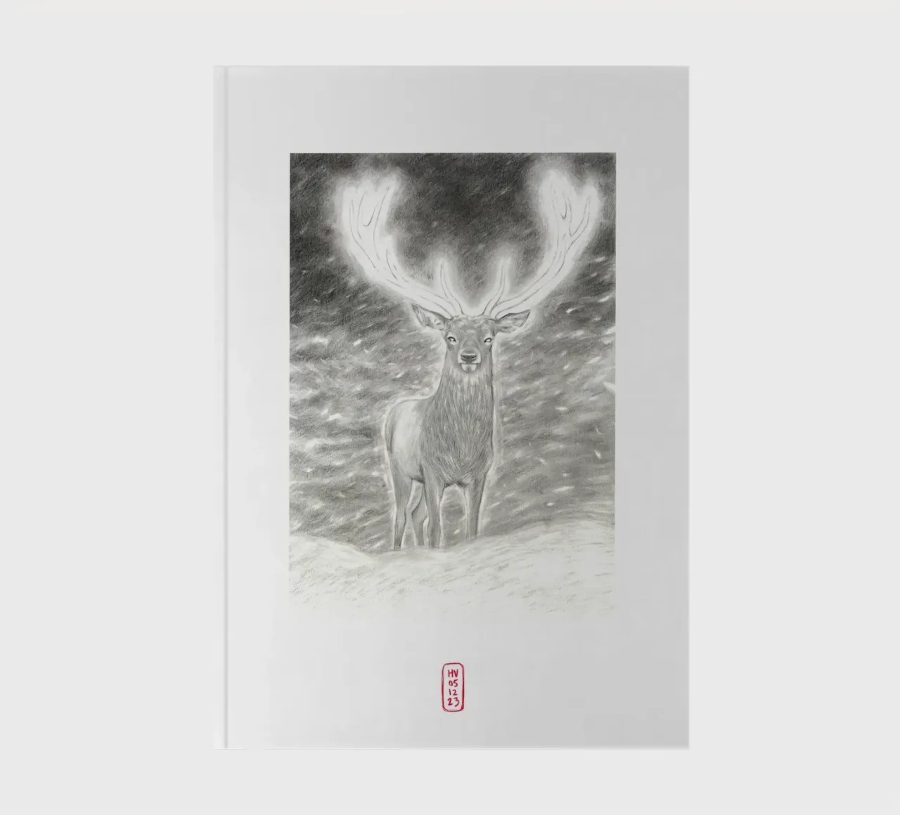 Le Cerf Sacré notebook by Humphrey VIDAL