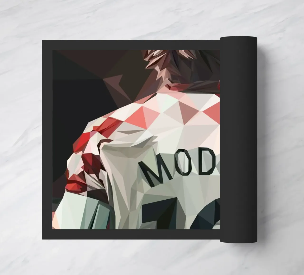 Modric Football player zerbino da Low poly art
