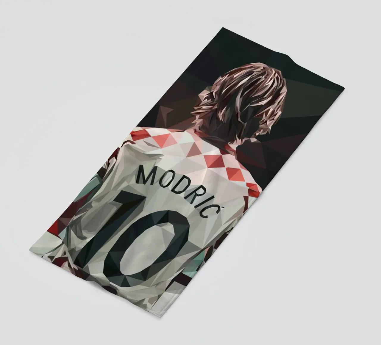 Modric Football player telo mare da Low poly art