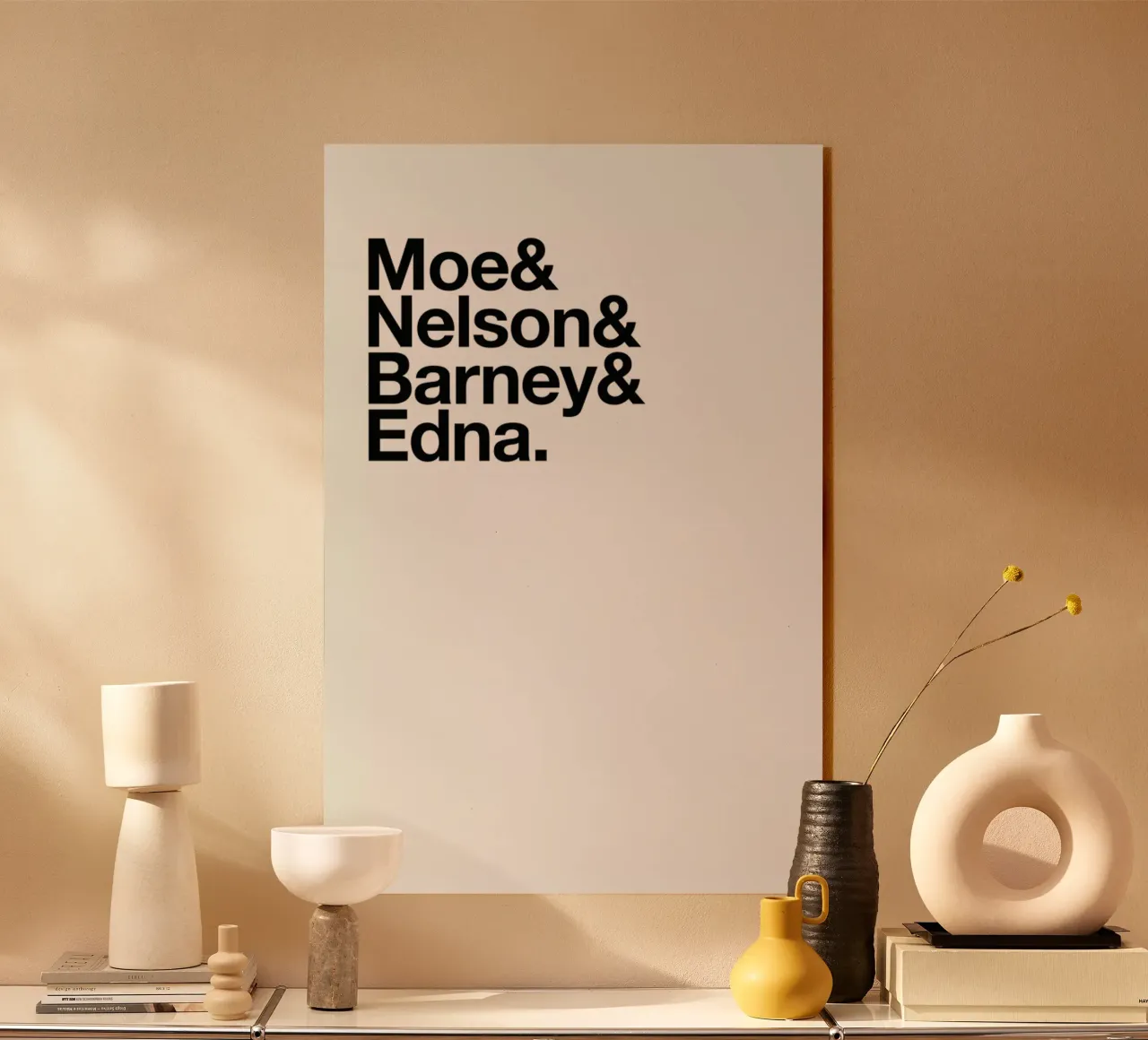 Yellow Mopes plexiglass da Studio One