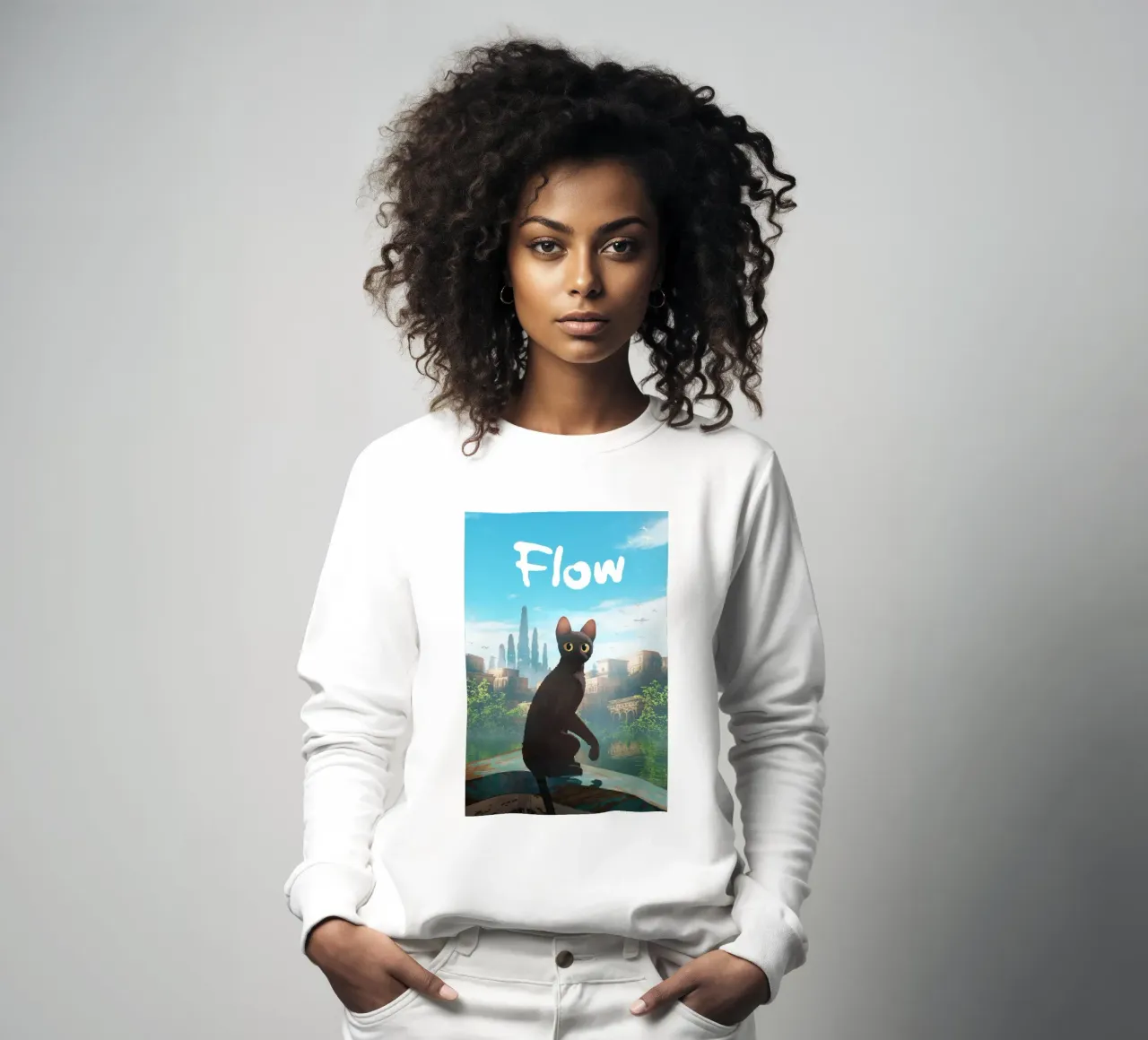 Cat Flow Movie felpa da Attaboy Dsgn