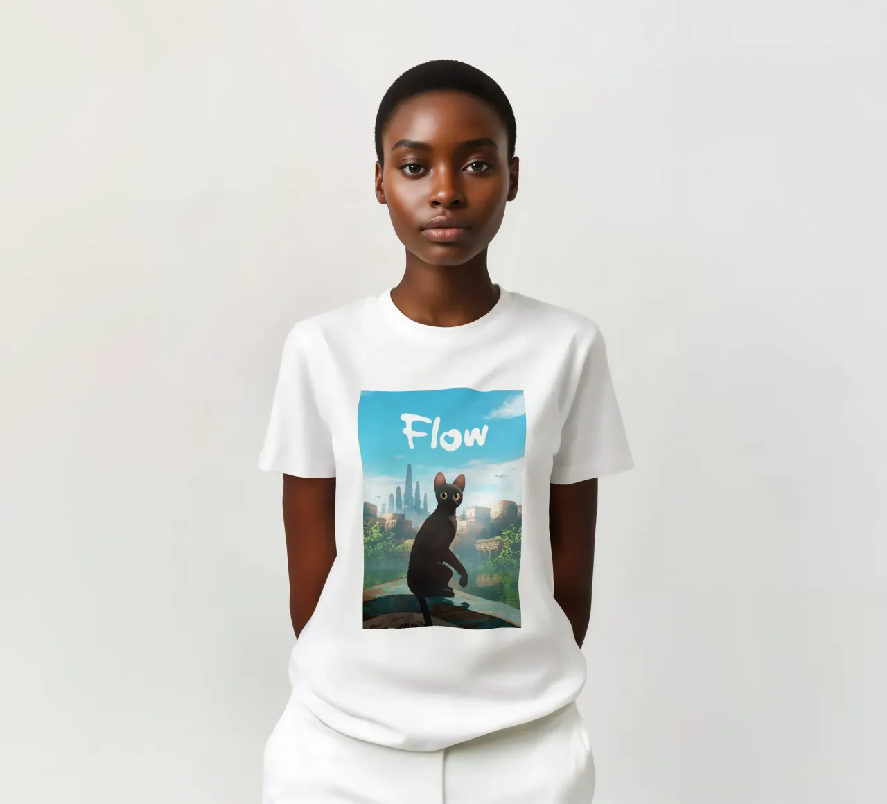Cat Flow Movie t-shirt da Attaboy Dsgn