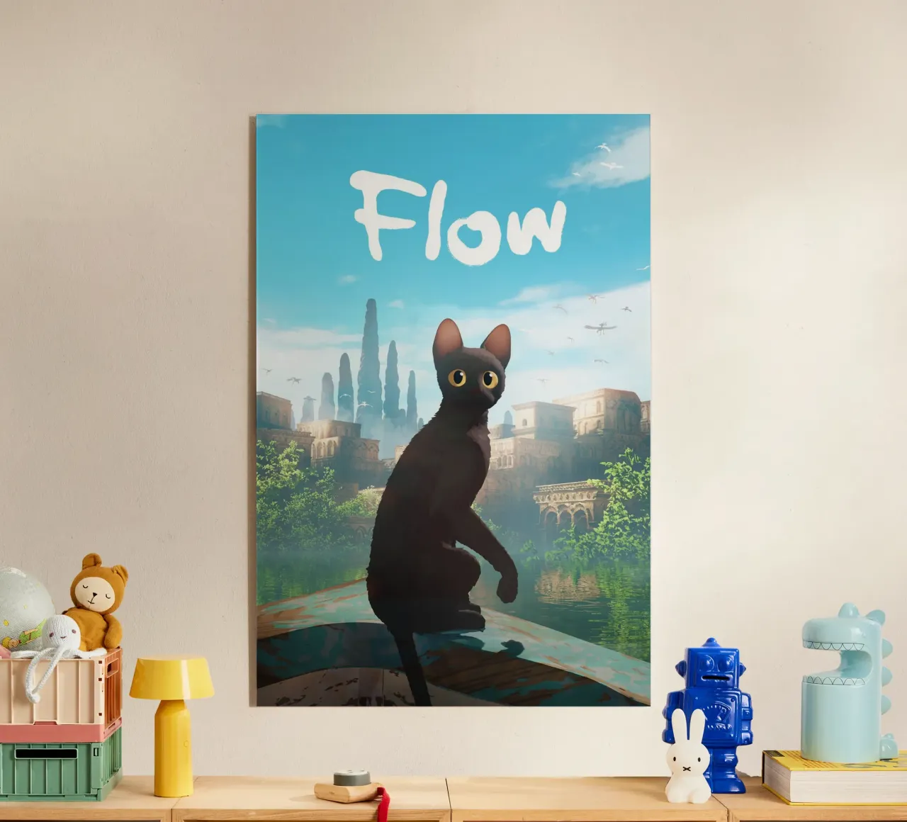 Cat Flow Movie plexiglass da Attaboy Dsgn