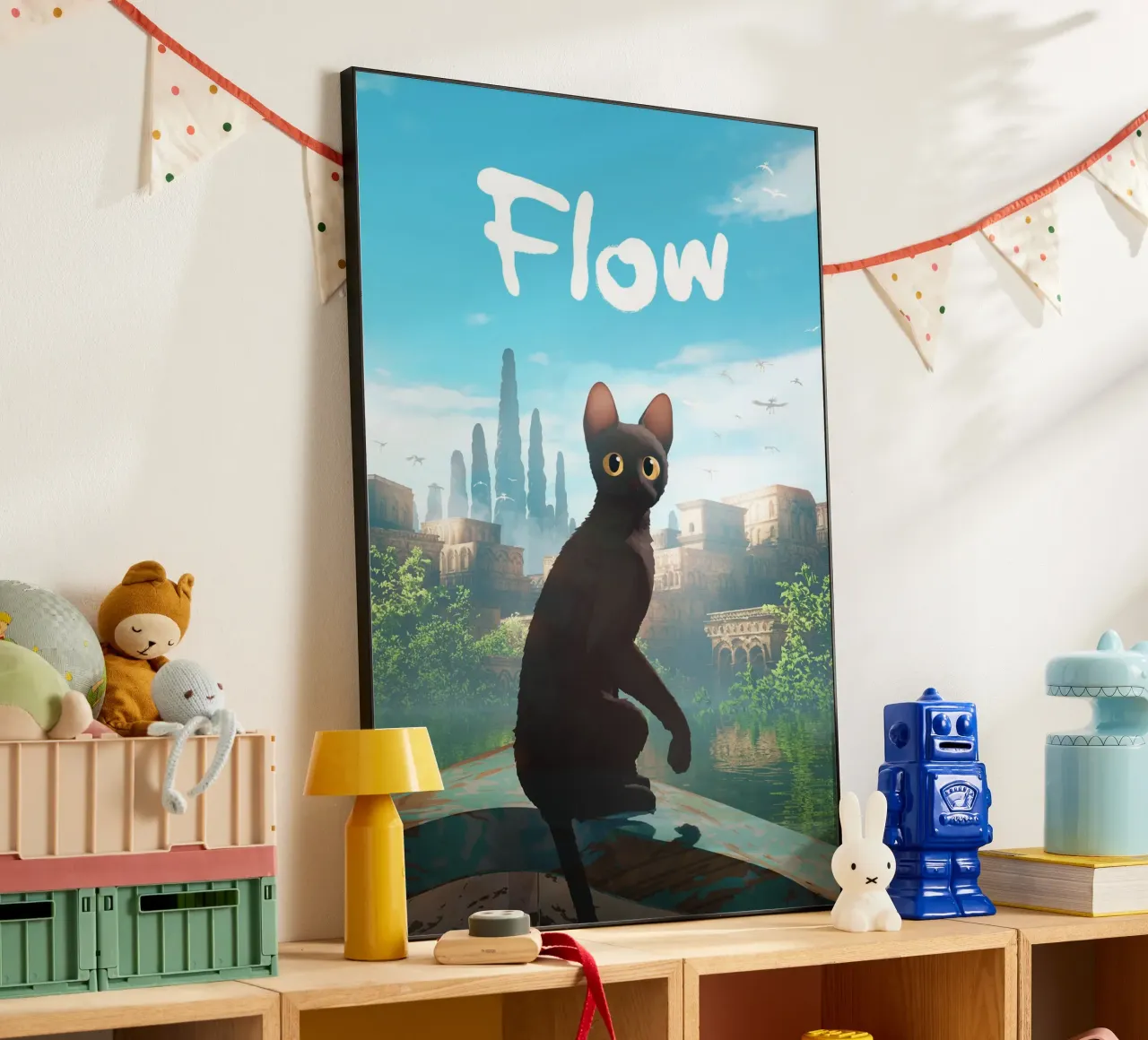 Cat Flow Movie alluminio dibond da Attaboy Dsgn