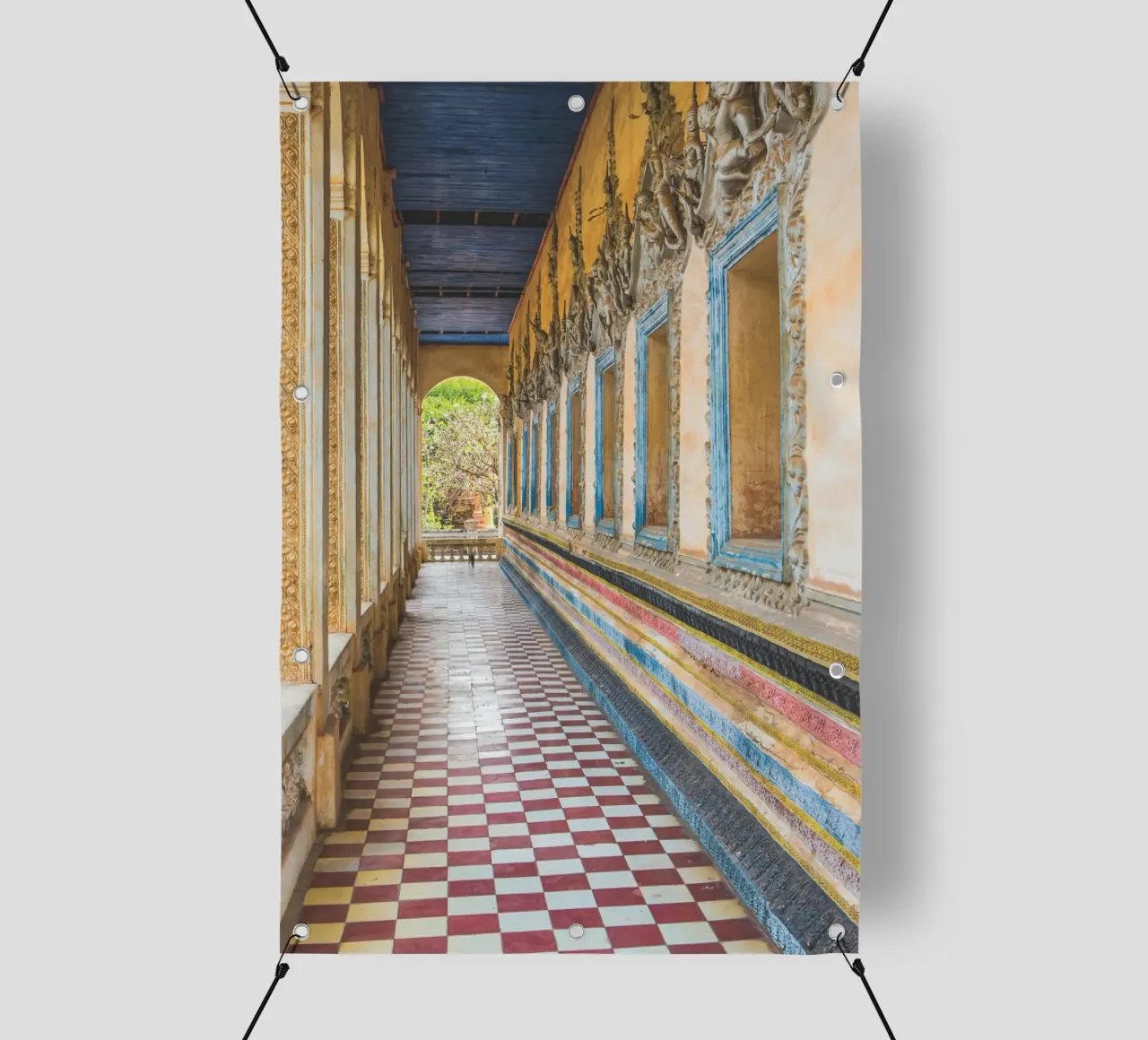 Wat Bo Temple telo in pvc da Dave Hare Photography
