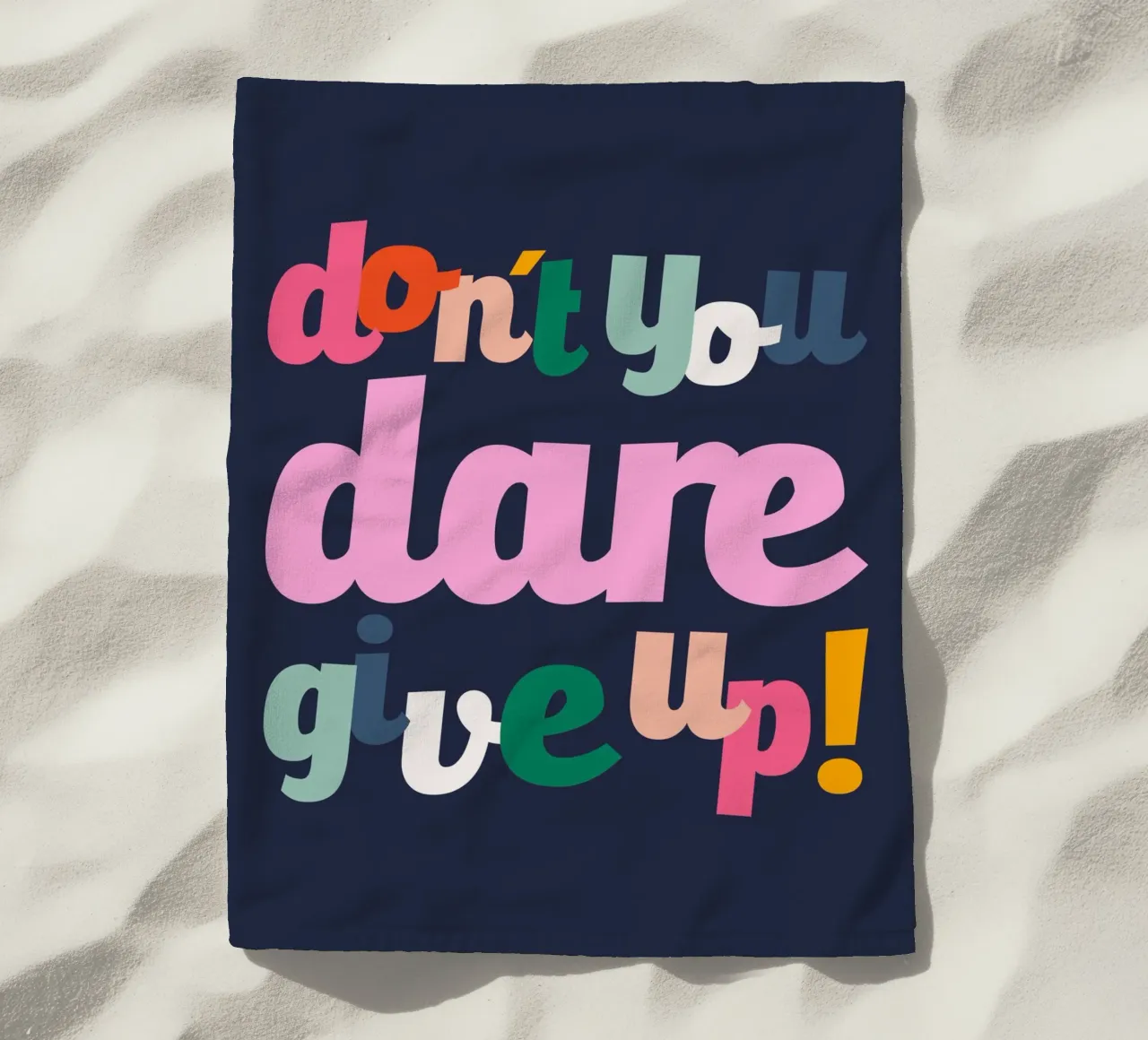 Don't You Dare Give Up telo mare da susanapaz