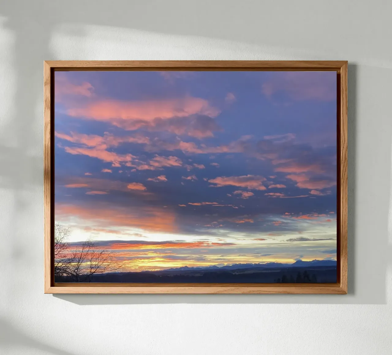 L'alba ai piedi delle Alpi alluminio dibond da Art Studio by Iris