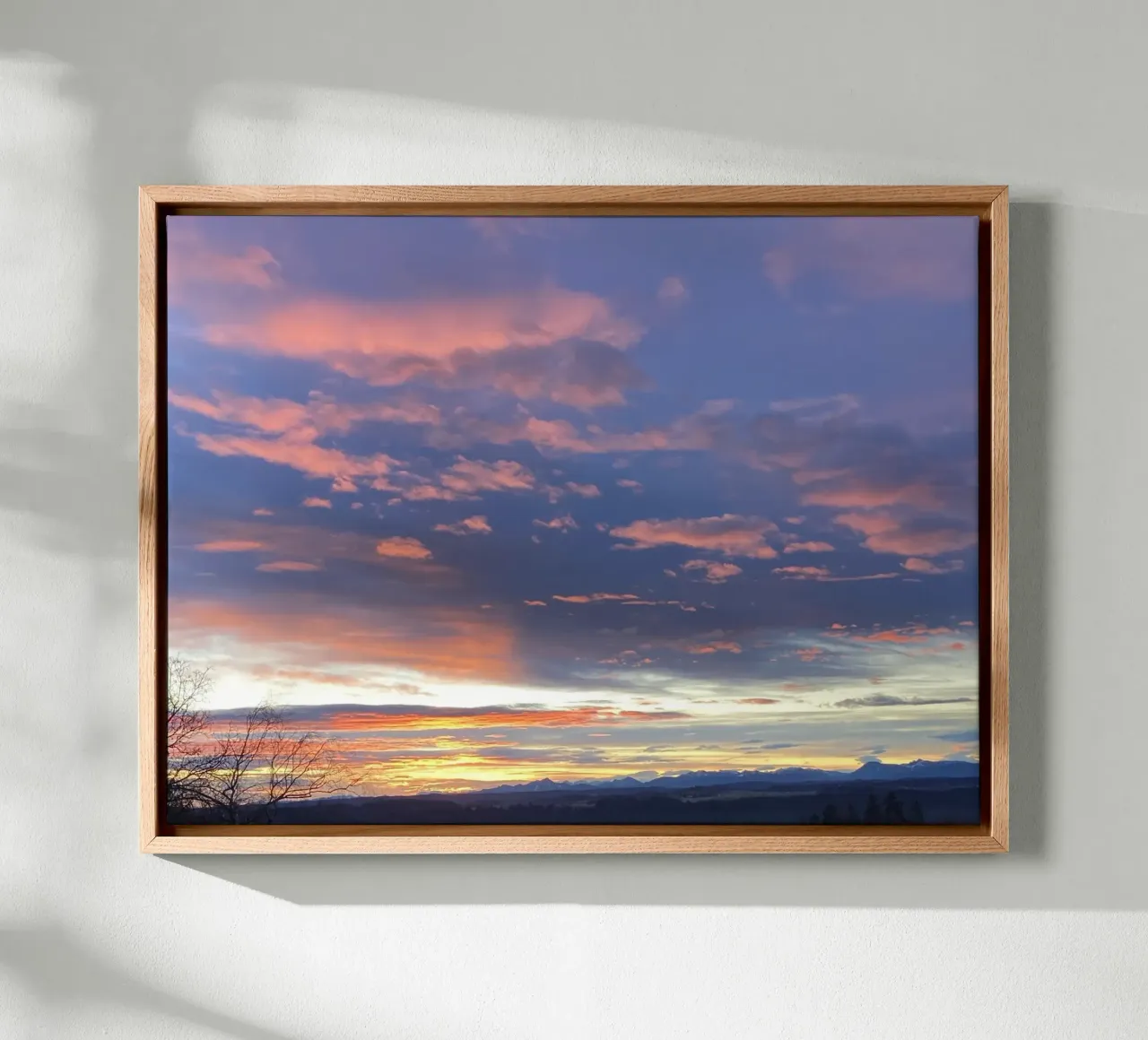 Sunrise in the foothills of the Alps canvas by Art Studio by Iris
