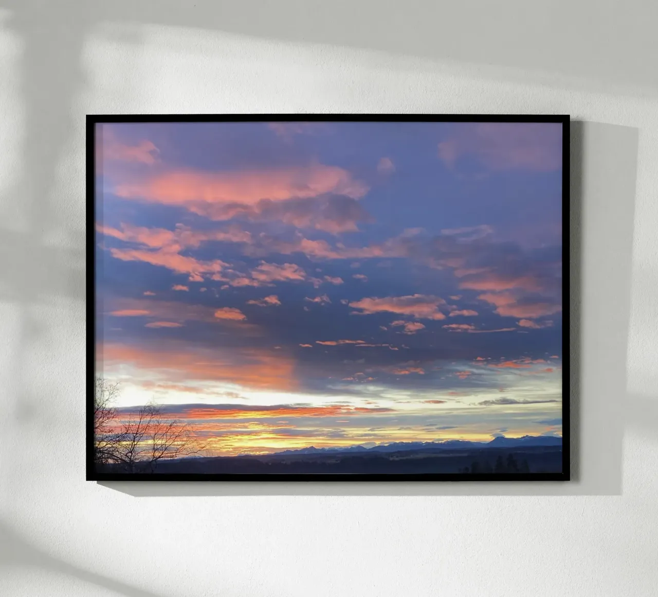 Sunrise in the foothills of the Alps hahnemühle by Art Studio by Iris
