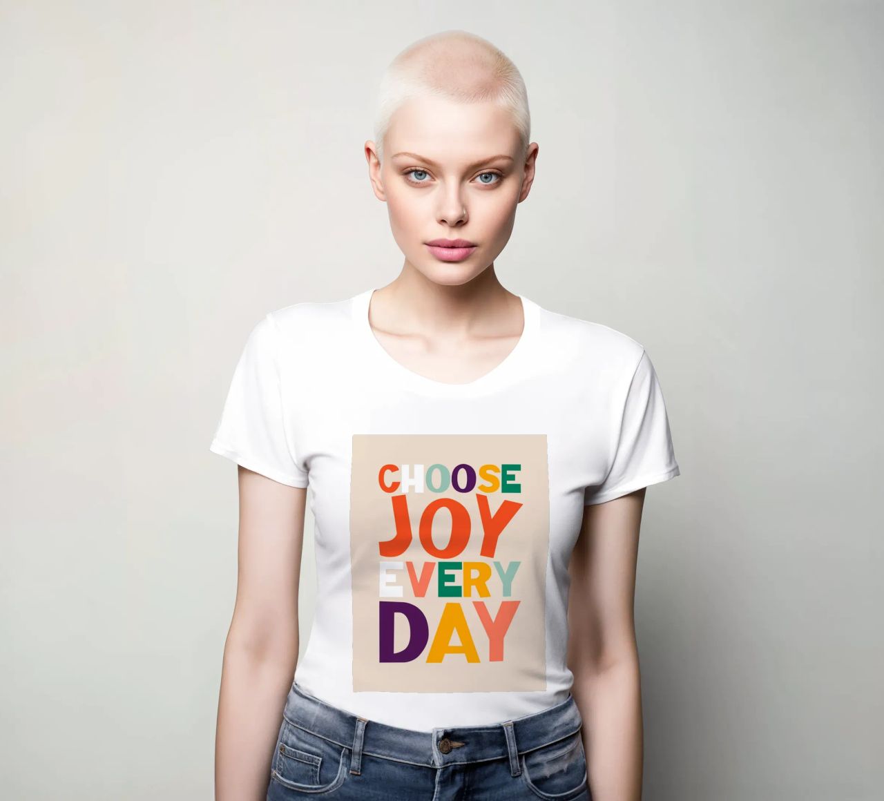 Choose Joy Every Day t-shirt ajusté pour femmes de susanapaz