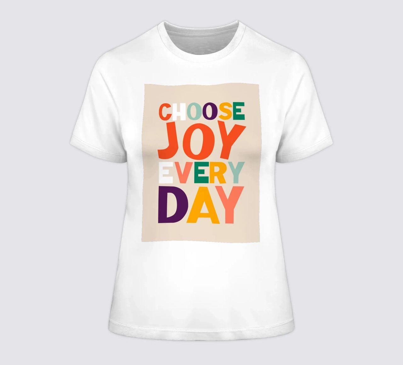Choose Joy Every Day t-shirt ajusté pour femmes de susanapaz