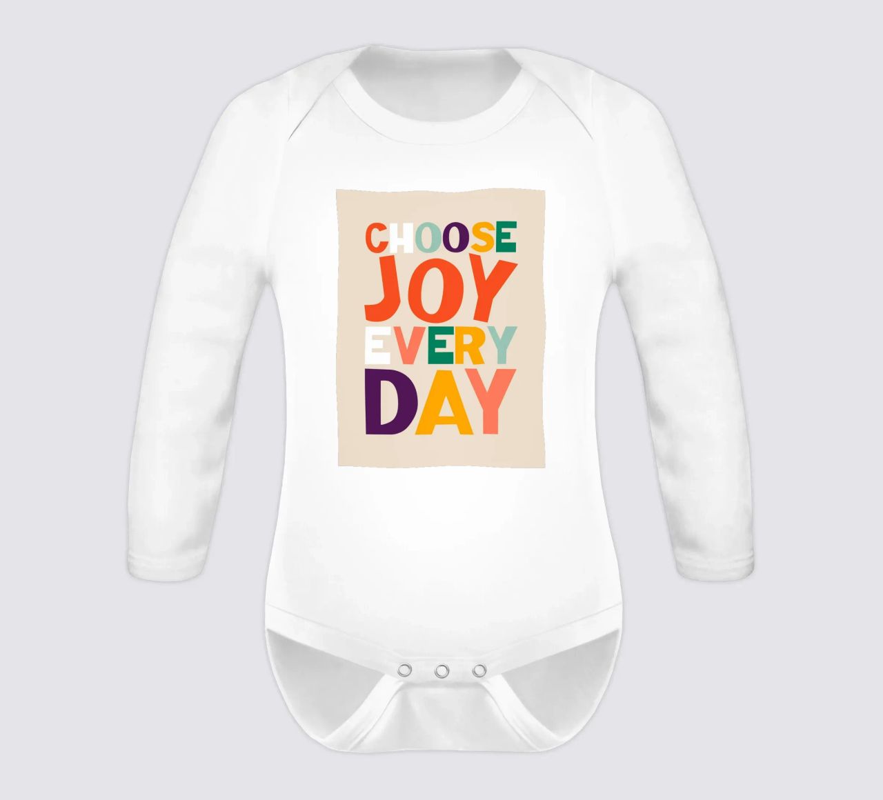 Choose Joy Every Day body manches longues de susanapaz