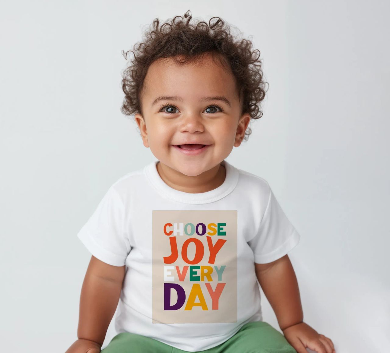 Choose Joy Every Day t-shirt pour bébé de susanapaz